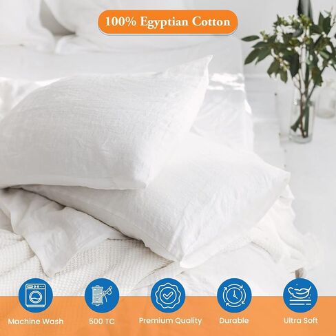 كيس وسادة سفر للأطفال الصغار مصنوع من القطن المصري الناعم بنسبة 100%، طقم من 2 كيس وسادة صغير عدد 500 خيط مع سحاب للإغلاق، كيس وسادة للأطفال مقاس 12x16، رمادي داكن in Saudi Arabia