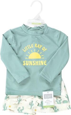 Hudson Baby Unisex Baby Swim Rashguard Set, Ice Cream Popsicle, 2T in Saudi Arabia