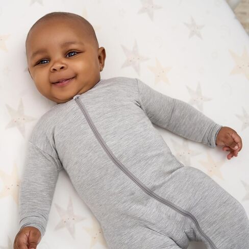 Gerber Baby Unisex 2-Pack Knit Crib Sheet, Coastal Calm, One Size in Saudi Arabia