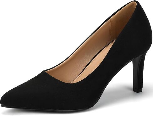 Women's Heels Pointed Toe Pumps Closed Toe High Heels Stiletto Comfortable Business Heels 3-Inch Wedding Party Dress Shoes in Saudi Arabia