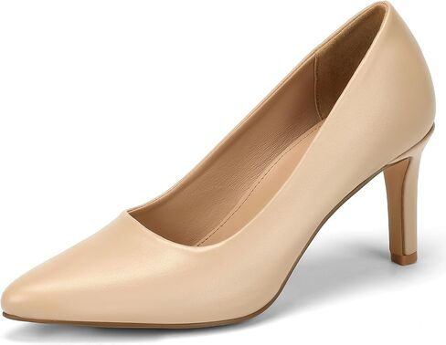 Women's Heels Pointed Toe Pumps Closed Toe High Heels Stiletto Comfortable Business Heels 3-Inch Wedding Party Dress Shoes in Saudi Arabia