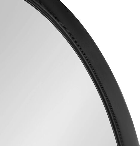 Kate and Laurel Hogan Farmhouse Oval Framed Wall Mirror, 18 x 24, Natural Rustic, Decorative Traditional Wood Mirror with Soft Curvature and Oval Shape in Saudi Arabia