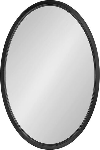 Kate and Laurel Hogan Farmhouse Oval Framed Wall Mirror, 18 x 24, Natural Rustic, Decorative Traditional Wood Mirror with Soft Curvature and Oval Shape in Saudi Arabia