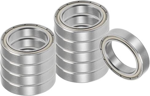 10pcs Deep Groove Ball Bearing MR1319zz - [13mm x 19mm x 4mm] Chrome Steel Bearings for Skate Boards Inline Skates, Scooters & Long Boards in Saudi Arabia