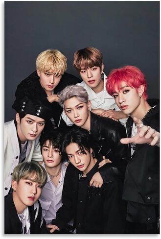 UTOYA Stray Kids Boy Group Poster Canvas Art Poster Bedroom Decor Posters 12x18inch(30x45cm) in Saudi Arabia