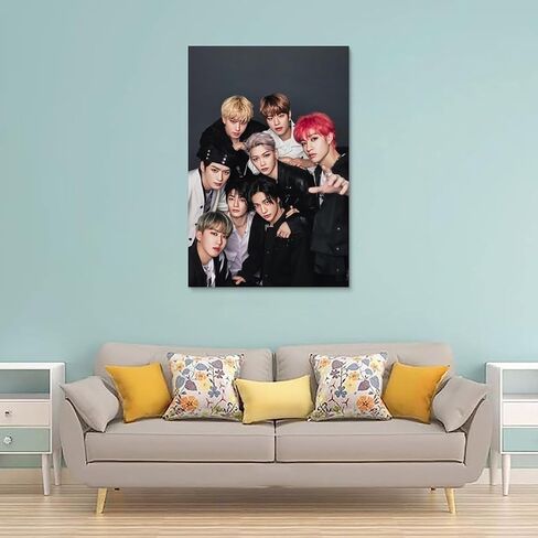 UTOYA Stray Kids Boy Group Poster Canvas Art Poster Bedroom Decor Posters 12x18inch(30x45cm) in Saudi Arabia