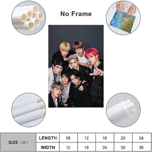 UTOYA Stray Kids Boy Group Poster Canvas Art Poster Bedroom Decor Posters 12x18inch(30x45cm) in Saudi Arabia