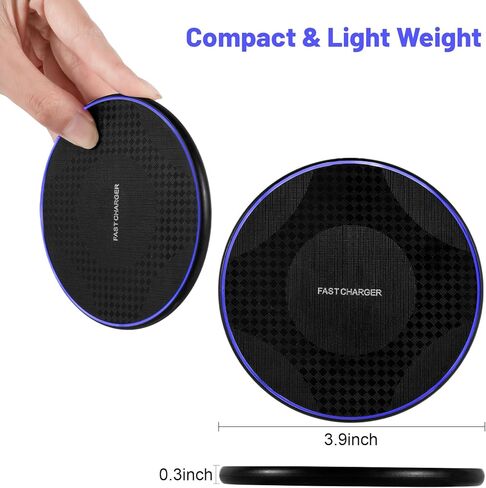 15W Fast Wireless Charger Pad,Wireless Phone Charging Station Compatible with iPhone 14/15/13/12/11/SE/X/AirPods,Fast Charge for Samsung Galaxy S23/S22/S21/S20/Note 20/Buds/Buds +,Pixel,LG G8/7 in Saudi Arabia
