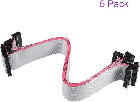 DMiotech 5 حزمة طويلة 30 سم 2.54 مم كابل شريط مسطح IDC 10 دبوس موصل in Kuwait