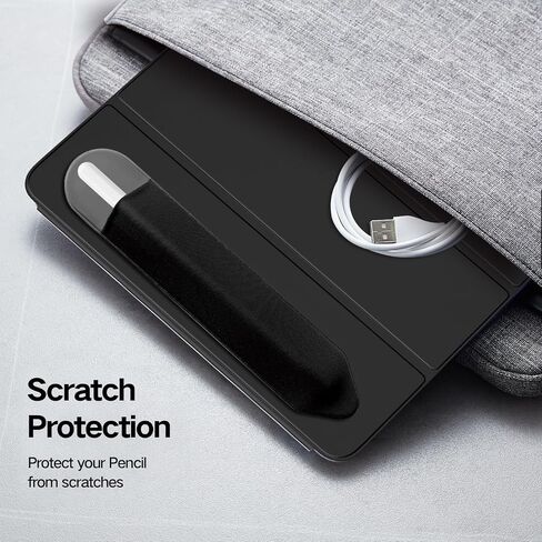 Pencil Holder Compatible with Apple Pencil Pro, Apple Pencil (USB-C), Apple Pencil 1st/2nd Generation，Elastic Pocket Pouch Adhesive Sleeve Attached to Case for Stylus Pens 2 Pack in Saudi Arabia