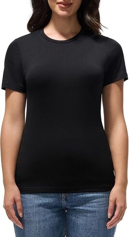 100% Merino Wool Women's T-Shirt Slim Fit Lightweight Quick Dry Breathable Base Layer Athletic Top for Running Hiking Workout in Saudi Arabia
