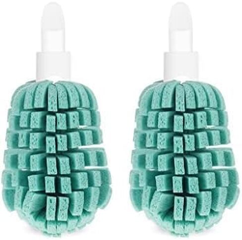 Full Circle Magic Wand Replacement Head - Sponge Head for Washing Glasses – Non Scratch Glass Safe Scrubber Sponge in Saudi Arabia