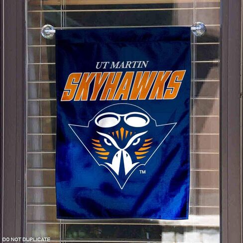 College Flags & Banners Co. Tennessee Martin Skyhawks Garden Flag in Saudi Arabia