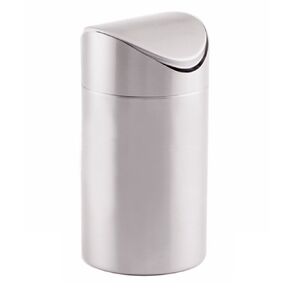 American Metalcraft TIM2 Waste Bin, Stainless Steel, Swing, 9" H