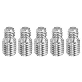 PATIKIL M4xM10x20mm Double End Threaded Stud Screw Bolt, 5 Pack 304 Stainless Steel Rod Bolts Thread Reducer Adapter for Furniture Hardware