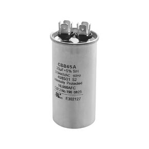 2024 Upgrade 132326 20uf 370/440VAC 60Hz Dual Run Circular Start Capacitor for AC Motor Run Capacitor.Compatible with AMRAD USA2211 Series Capacitors.