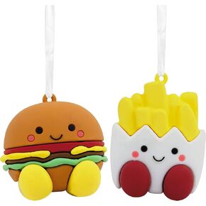 Hallmark Better Together Burger and Fries Magnetic Christmas Ornaments, Set of 2