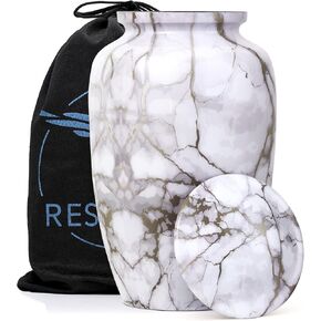 Darby Stone Finish Aluminum Ashes urns for Men. Cremation urns for Adult Male. Funeral urns for Human Ashes Adult Female.