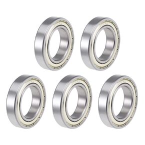 5pcs 6905ZZ 25x42x9mm 6905Z 6905 Deep Groove Ball Bearings Low Noise Double Shielded Bearing Steel