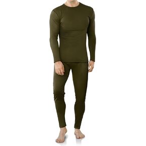 VZV Thermal Underwear for Men Long Johns for Men Soft Mens Thermals Top and Bottom Set Fleece Lined Base Layer Men for Winter