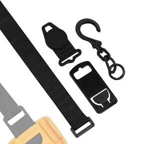 Magnet Hanging Strap for Replacement Fluke Multimeter, with Snap Adapter and Clip Strap, Durable Strong Magnet Hanging Loop Kit