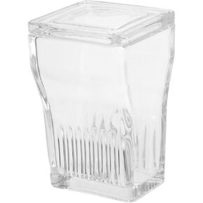 Coplin Staining Jar, 9-slide Capacity Glass Slide Staining Jar Terrarium Microscope Slides Coplin Canisters with Lid Staining Tank for Labs Laboratory
