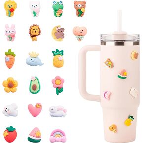 20 Pcs 3D Stickers for Stanley Cups, Water Bottles and Tumblers, Stickers for Kids and Adults,Waterproof Stickers for Hydroflask, YETI