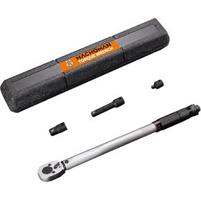 MACHOMAN TQW403 1/2" Drive Click Torque Wrench Set (10-150 ft.-lb)