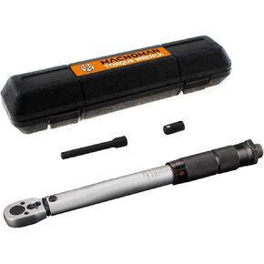MACHOMAN TQW403 1/2" Drive Click Torque Wrench Set (10-150 ft.-lb)
