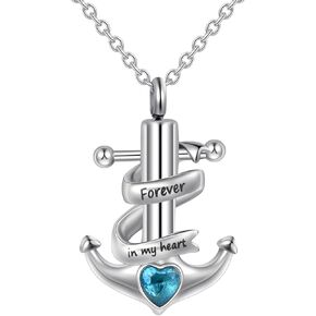 Wrench Urn Necklace for Ashes Skull Stainless Steel Cremation Jewelry Keepsake Gift