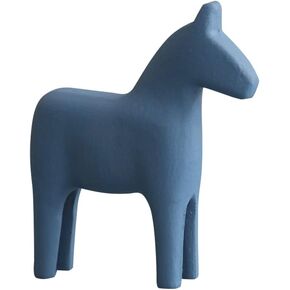 Dal Wooden Horse Figurine Swedish Horse Statue Animal Desktop Ornament for Home Office Decor Horse Decor