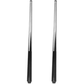 19 Inch Billiard Cue, Stainless Steel, 2 Piece Set