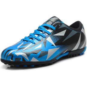 T&B Youths Kids' Turf Soccer Cleat Shoes Football Casual Outdoor Sports Green 76516-Lv-39-US7.0