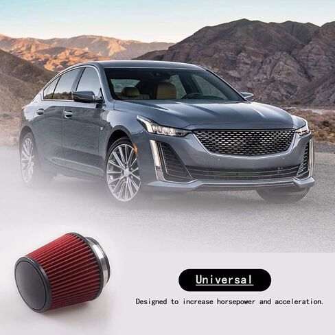 RYANSTAR Air Filter Protective Universal Car Cold Air Filter Protective Cover Dustproof Universal for High Flow Air Intake Filters 76mm 3" High in Saudi Arabia