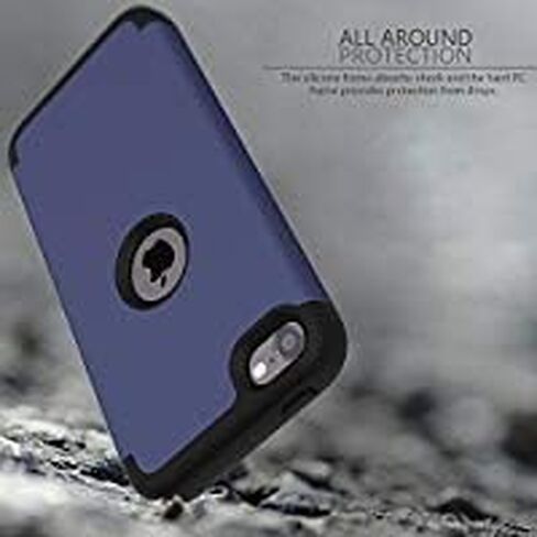 حافظة iPod Touch 5، حافظة iPod Touch 6، حافظة حماية عالية التحمل على شكل فيل جميل لجهاز Apple iPod touch 5 الجيل السادس، أحمر/أسود in Saudi Arabia