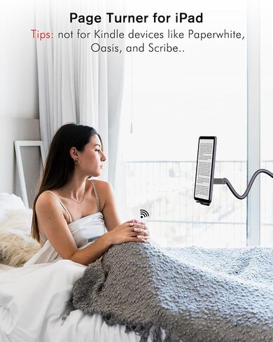 Remote Scrolling Ring for TikTok, Page Turner for Kindle App on iPad iPhone, Scroller Remote for TIK Tok, Camera Shutter Remote Control for iOS, Android - Matte Pink in Saudi Arabia