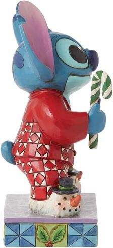 مجموعة Enesco Disney Traditions من تصميم Jim Shore Lilo and Stitch بيجامة عيد الميلاد - تمثال من الراتنج الحجري مرسومة يدويًا بخياطة قابلة للجمع، تمثال ديزني لديكور المنزل، 4.62 بوصة in Saudi Arabia