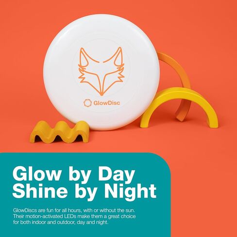 LED Light Up Flying Disc Frisbee, Cute Designs, Motion Activated, Waterproof, Indoor/Outdoor Gift, Lightweight, for Boys, Girls, Kids of All Ages in Saudi Arabia