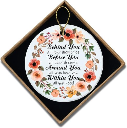 Teacher Appreciation Gifts Teacher Gifts for Women Men Ceramic Ornament Keepsake Sign Round Plaque Valentines Day Gifts for Teacher Best Teacher Gift Ideas Thank You Gifts from Students in Saudi Arabia