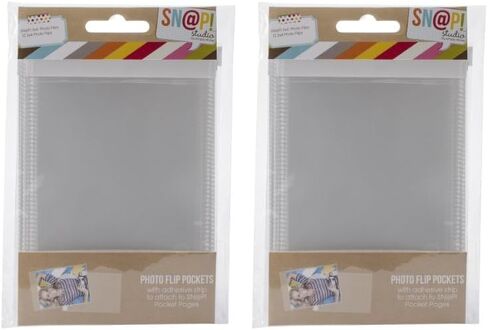 Simple Stories Snap Photo Flips for 6 x 8-Inch Binders, 0.53 x 9.52 x 14.6 cm, Multi-Colour in Saudi Arabia