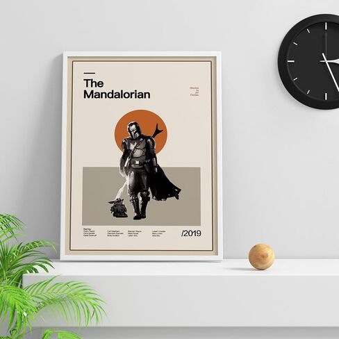 DECORRECOR Movie Posters Set of 6 Unframed Canvas Wall Art A4 Size Classic Vintage Movie Posters for Wall Decor Aesthetic (DR-MP-3) in Saudi Arabia