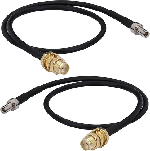 12 inch/30cm TS9 to SMA Female External Antenna Adapter Cable Pigtail for 4G/5G Modems, Hotspots & Routers - Nighthawk M6/MR6500, M5/MR5100, M1/MR1100, Jetpack 8800L, 7730L in Saudi Arabia