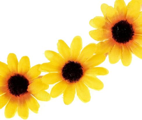 Floral Fall Boho Sunflower Crown Hippies Daisy Hair Wreath Bridal Headpiece Photo Props DY-01 (wreath white) in Kuwait