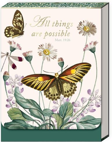Punch Studio Nature's Grace Grateful Heart, Mini Pocket Notepad, 75 Pages (59262) in Saudi Arabia