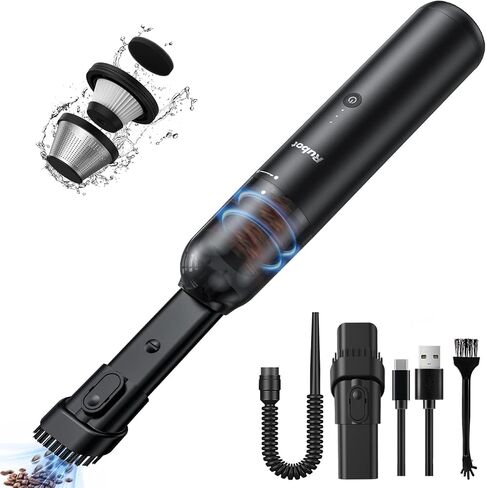 RUBOT Mini Vacuum Cleaner, 16000PA Powerful Suction,USB Charging, Keyboard Cleaner, Cordless Handheld Vacuum for Car Home and Office in Saudi Arabia