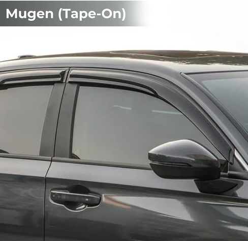 حاجب النافذة متوافق مع Ford Escape 2013-2019، شريط حماية من المطر، عاكس نافذة جانبي للتهوية الجانبية للرياح والشمس، 2013 2014 2015 2016 2017 2018 2019 in Kuwait