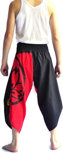Siam Trendy Men's Japanese Style Pants One Size Black in Saudi Arabia
