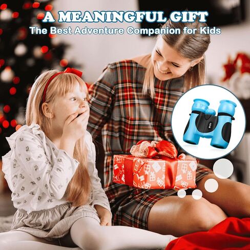 BLACKICE Kids Binoculars, High-Resolution 8x21, Kids Binoculars Gift Set for Boys & Girls, Shockproof & Compact for Bird Watching, Travel, Hiking, Camping, Hunting, Children Outdoor Gear(Yellow) in Saudi Arabia