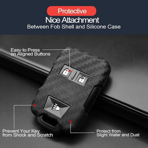 2pcs Compatible with GMC Sierra Yukon XL Canyon Chevy Chevrolet Silverado 1500 2500 3500 HD Classic LD Express Suburban Tahoe Avalanche Captiva Sport Colorado Equinox Key Fob Cover Case in Saudi Arabia
