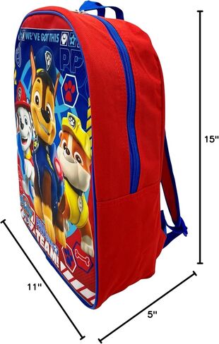 Ruz Paw Patrol Kid's Licensed 15 Inch School Bag Backpack (Friendship Fun - Boy), Large in Saudi Arabia